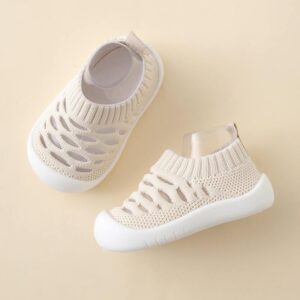 Baby First Walking Shoes-Khaki Grid